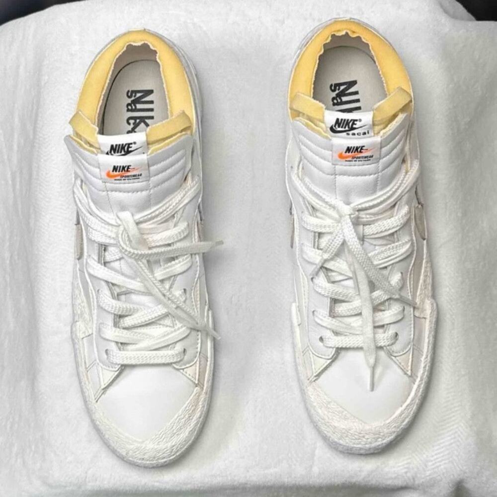 Nike x sacai Blazer Low “White Patent” | DM6443-100 | 15M - Picture 5 of 10